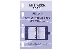 Agendavulling 2026 Kalpa Mini 7dagen/2pagina's