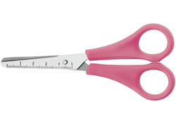 Kinderschaar Westcott 130mm ronde punt roze