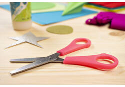 Kinderschaar Westcott 130mm ronde punt roze
