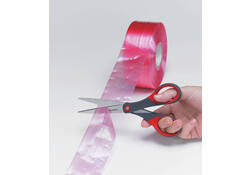 Schaar Scotch 18cm precision rood blister