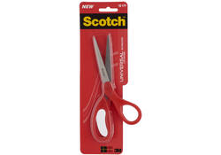 Schaar Scotch 18cm universeel rood blister