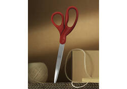 Schaar Scotch 18cm universeel rood blister