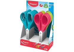 Schaar Maped Essentials 13cm links display á 10 stuks assorti