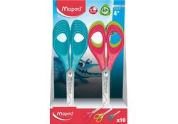 Schaar Maped Essentials 13cm links display á 10 stuks assorti