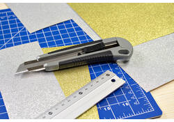 Snijmes Westcott professional 18mm met schuifsluiting grijs/zwart