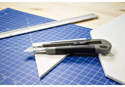 Snijmes Westcott professional 18mm met schuifsluiting grijs/zwart