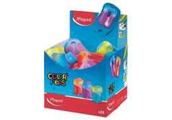 Puntenslijper Maped Color'Peps 2gaats display á 24 stuks assorti