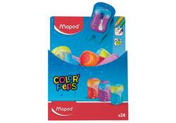 Puntenslijper Maped Color'Peps 2gaats display á 24 stuks assorti