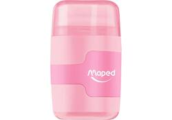 Puntenslijper Maped Connect 2gaats met gum display á 20 stuks pastel assorti