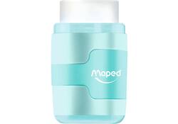 Puntenslijper Maped Connect 2gaats met gum display á 20 stuks pastel assorti