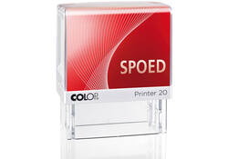 Woordstempel Colop Printer 20 spoed rood