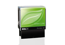 Tekststempel Colop 20 green line personaliseerbaar 4regels 38x14mm