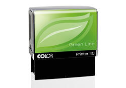 Tekststempel Colop 40 green line personaliseerbaar 6regels 59x23mm