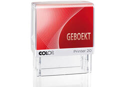 Woordstempel Colop Printer 20 geboekt rood