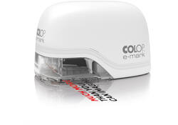 Tekststempel Colop E-Mark wit