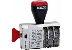 Woord-datumstempel Colop 04000 met 12 teksten