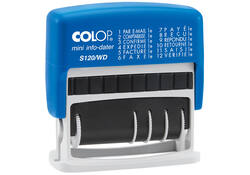 Woord-datumstempel Colop S120 mini-info dater 4mm frans