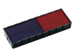 Stempelkussen Colop 6E/12 rood blauw