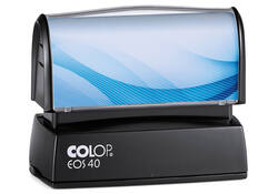 Tekststempel Colop EOS 40 flashtechnologie met stempelplaat
