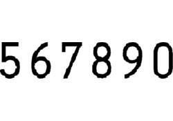 Numeroteur Reiner B2 13043 6 cijfers 5.5mm metaal