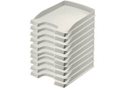 Brievenbak Leitz Plus Slim A4 grijs