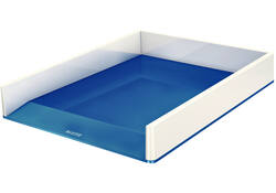 Brievenbak Leitz WOW wit/blauw