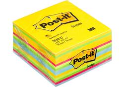 Memoblok Post-it 2030 76x76mm kubus ultra assorti