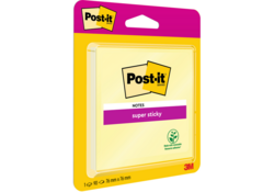 Memoblok Post-it 6920 Super Sticky 76x76mm geel