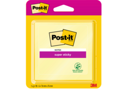 Memoblok Post-it 6920 Super Sticky 76x76mm geel