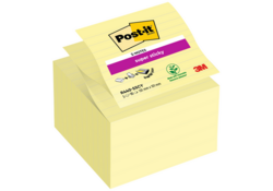 Memoblok Post-it Z-Notes S440 Super Sticky 100x100mm geel