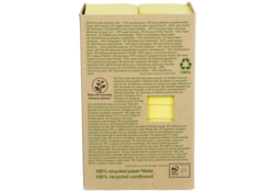 Memoblok Post-it 653 38x51mm recycled geel