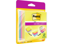 Memoblok Post-it 2014 Super Sticky 76x76mm smart kubus Rio