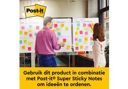 Meeting chart Post-it 563R Super Sticky 50,8x58,4cm met tafelstandaard wit