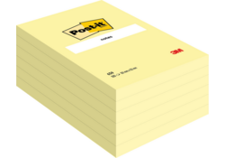 Memoblok Post-it 659 102x152mm geel
