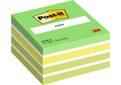 Memoblok Post-it 2028 76x76mm kubus pastel groen