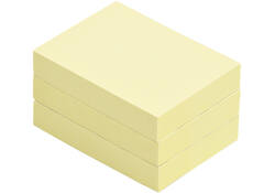 Memoblok Quantore 38x51mm geel