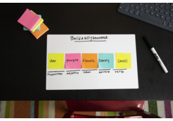 Memoblok Post-it 2028 76x76mm kubus neon kleuren