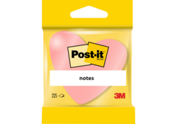 Memoblok Post-it Vormen 2007 70x70mm kubus hart roze