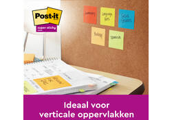 Memoblok Post-it 2028 Super Sticky 76x76mm kubus neon geel