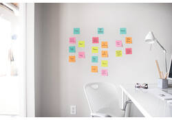Memoblok Post-it 654 Super Sticky 76x76mm Rio