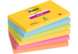 Memoblok Post-it 655 Super Sticky 76x127mm Rio