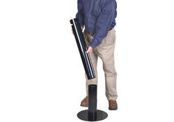 Asbak Rubbermaid Smokers' Pole vrijstaand zwart