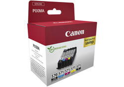 Inktcartridge Canon PGI-570 + CLI-571 2x zwart + 3 kleuren