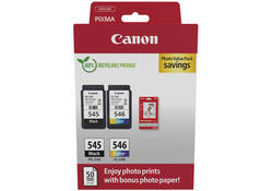 Inktcartridge Canon PG-545 + CL-546 zwart + kleur