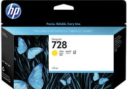 Inktcartridge HP F9J65A 728 geel