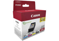 Inktcartridge Canon CLI-581XXL zwart + 3 kleuren