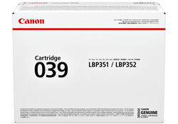 Tonercartridge Canon 039 zwart