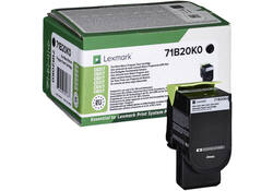 Tonercartridge Lexmark 71B20K0 zwart