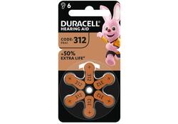Batterij Duracell Hearing DA312 Ø7,9mm 180mAh 6 stuks