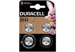 Batterij Duracell knoopcel 4xCR2032 lithium Ø20mm 3V-180mAh